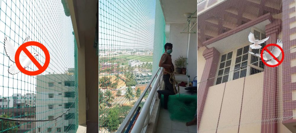 Pigeon Safety Nets for Balconies in Pune